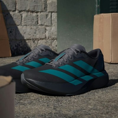阿迪达斯 adizero EVO SL 黑色/纯蓝绿色/灰色四代鞋 JS4488 2