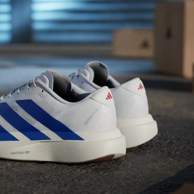 Adidas Adizero EVO SL Shoes Cloud White/Royal Blue/Pure Ruby