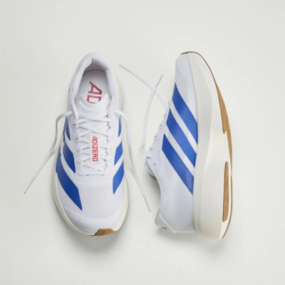 Adidas Adizero EVO SL Shoes Cloud White/Royal Blue/Pure Ruby