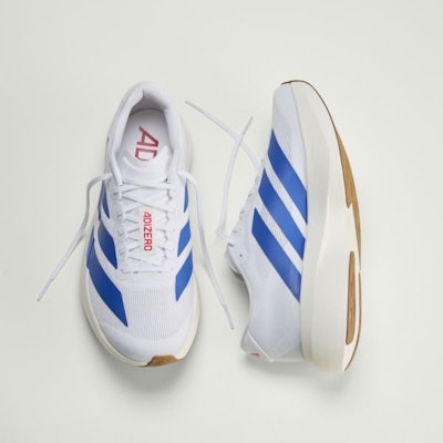 Adidas Adizero EVO SL Shoes Cloud White/Royal Blue/Pure Ruby JS4494 Details for Adidas Adizero EVO SL Shoes Cloud White/Royal Blue/Pure Ruby JS4494