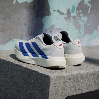 Adidas Adizero EVO SL Shoes Cloud White/Royal Blue/Pure Ruby