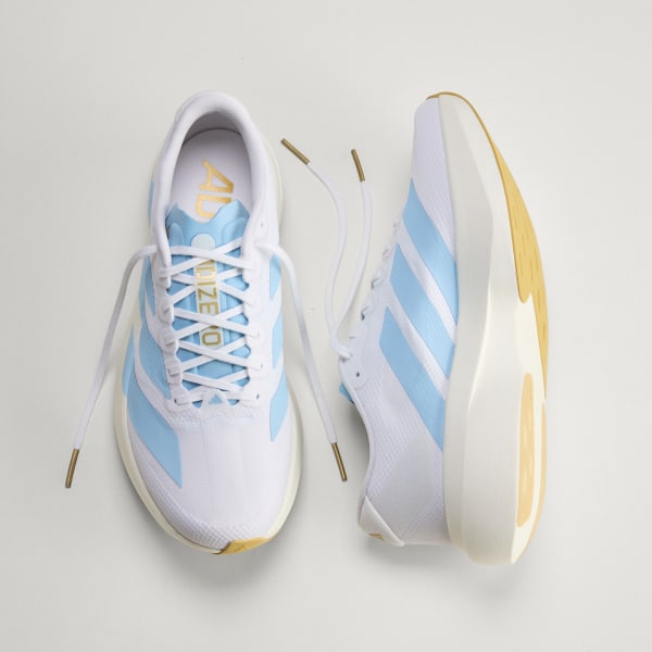 Purchase adidas Adizero EVO SL Woven Bianco Cloud/Blu Chiaro/Oro Opaco JQ4527