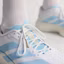 Sizing adidas Adizero EVO SL Woven Bianco Cloud/Blu Chiaro/Oro Opaco JQ4527