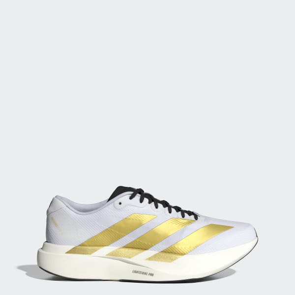 adidas Adizero EVO SL Woven Cloud White/Matte Gold/Core Black JQ4441