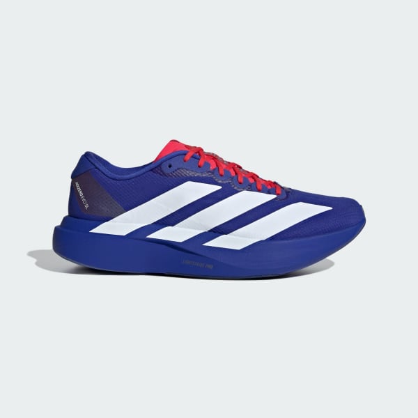 adidas Adizero EVO SL Woven Running Shoes Lucid Blue/Pure Ruby/Cloud White KK3680