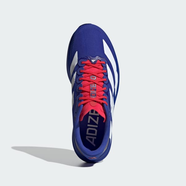 Lookbook adidas Adizero EVO SL Woven Running Shoes Lucid Blue/Pure Ruby/Cloud White KK3680