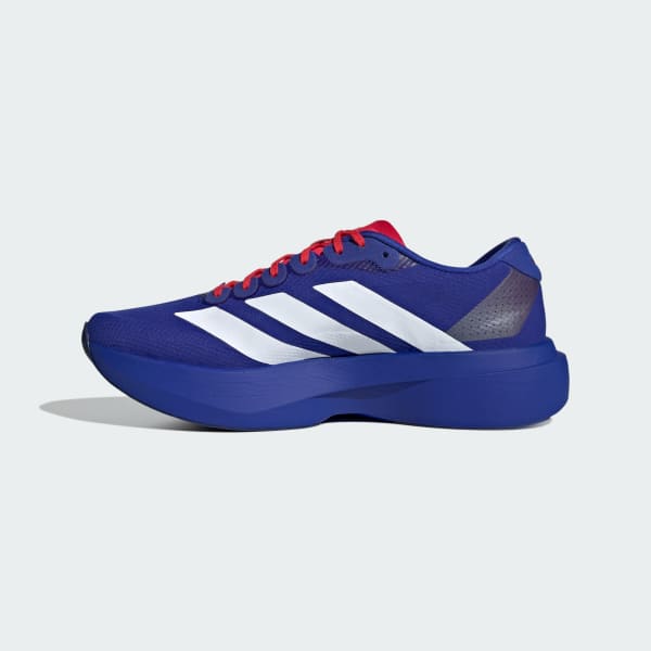 Sizing adidas Adizero EVO SL Woven Running Shoes Lucid Blue/Pure Ruby/Cloud White KK3680
