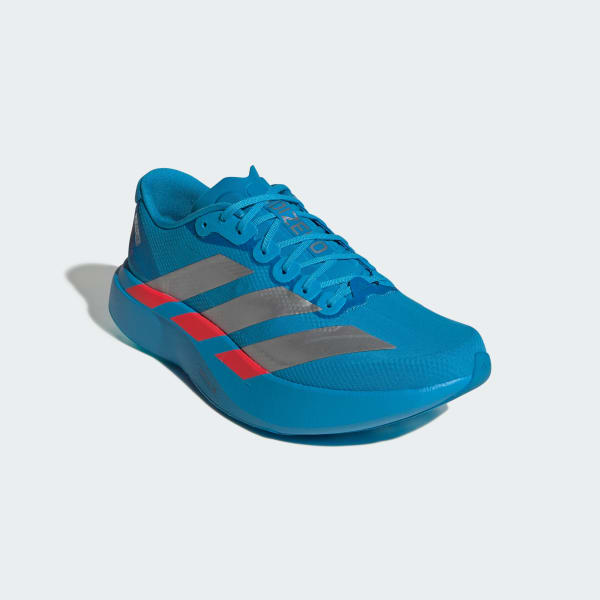 Shop Adidas Adizero EVO SL Solar Blue/Perak Metalik/Merah Lucid Kasut Tenunan JR2023