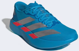Shop Adidas Adizero EVO SL 編織鞋 太陽藍/銀金屬/亮紅 JR2023
