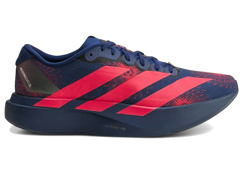 adidas Adizero EVO SL Woven Sneakers Dark Blue/Lucid Red/Muted Purple KI9156