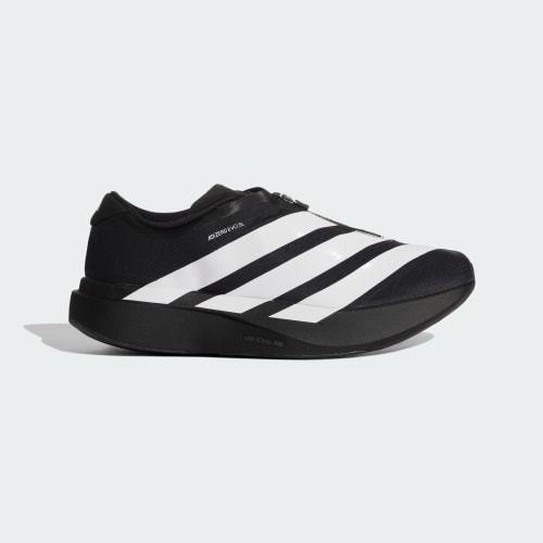 adidas Adizero EVO SL Zip Running Shoes Core Black/Cloud White/Iron Metallic HP5061