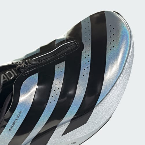 Cheap adidas Adizero EVO SL Zip Zilver Metallic/Core Zwart/Halo Zilver KH7787
