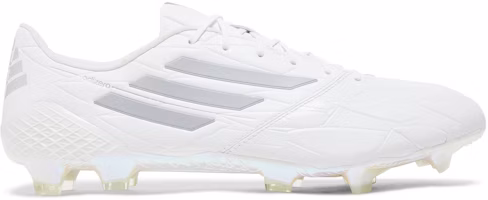 adidas Adizero F50 4 Leather FG 'White Silver Metallic' GX3911 adidas Adizero F50 4 Leather FG 'White Silver Metallic' GX3911