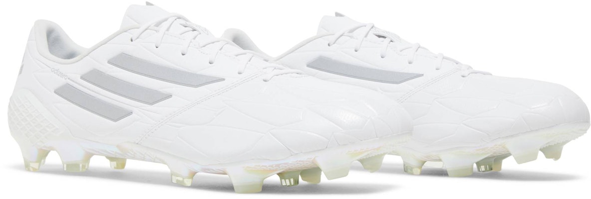 adidas Adizero F50 4 Leather FG 'White Silver Metallic' GX3911 Cheap adidas Adizero F50 4 Leather FG 'White Silver Metallic' GX3911