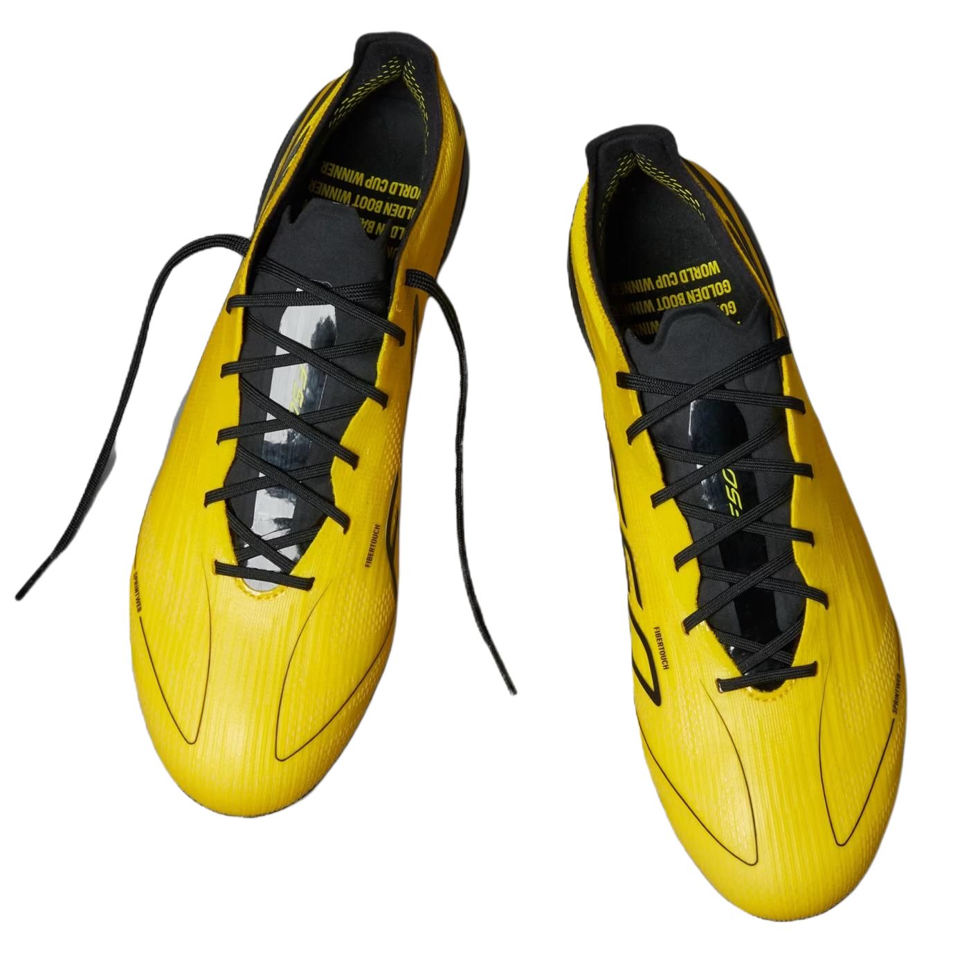 Shop 아디다스 F50 엘리트 2010 FG 리메이크 팩 옐로우 블랙 IH0945