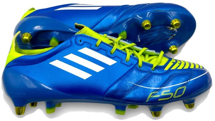 adidas Adizero F50 TRX FG 'Anodized Biru Slime' G51582 Lookbook adidas Adizero F50 TRX FG 'Anodized Biru Slime' G51582