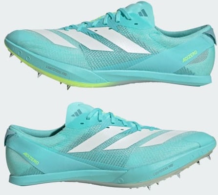 Adidas Adizero Finesse Aqua Flash/Metalizado/Limón Lúcido JH5226 Sizing Adidas Adizero Finesse Aqua Flash/Metalizado/Limón Lúcido JH5226