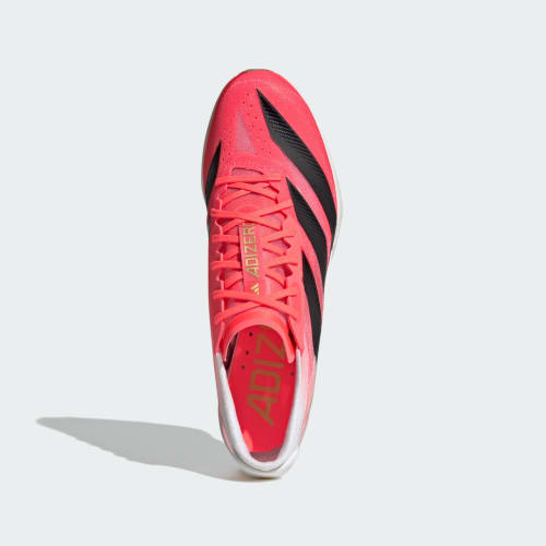 Order 阿迪达斯 Adizero Finesse 短跑鞋 太阳能橙/黑色/金属金 KJ7102