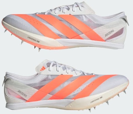 Adidas Adizero Finesse Sepatu Lari Putih/Oranye Terang/Merah Terang JQ5932 Sizing Adidas Adizero Finesse Sepatu Lari Putih/Oranye Terang/Merah Terang JQ5932