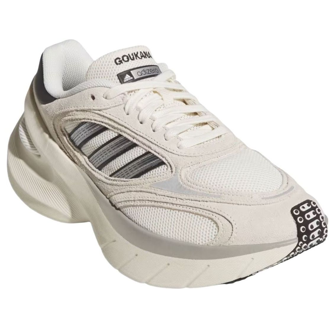Shop 阿迪达斯 Adizero Goukana 奶油白银金属黑 KI4936