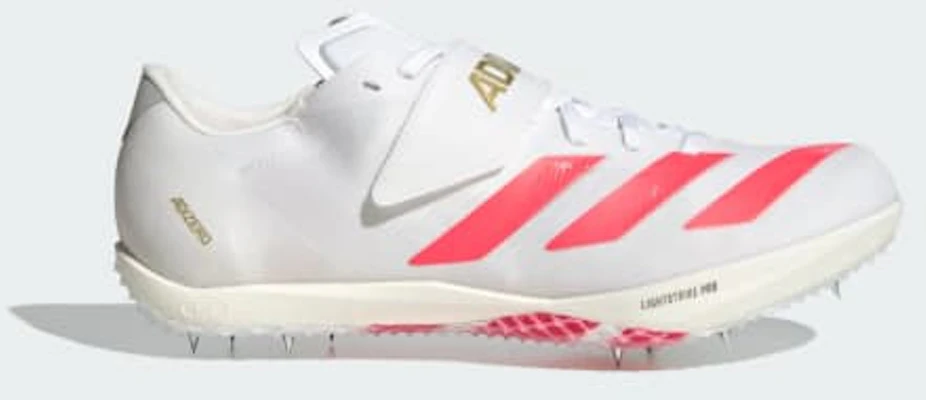 adidas Adizero HJ 高跳田徑鞋 白色/黑色/金屬金 KJ9544 Buy adidas Adizero HJ 高跳田徑鞋 白色/黑色/金屬金 KJ9544