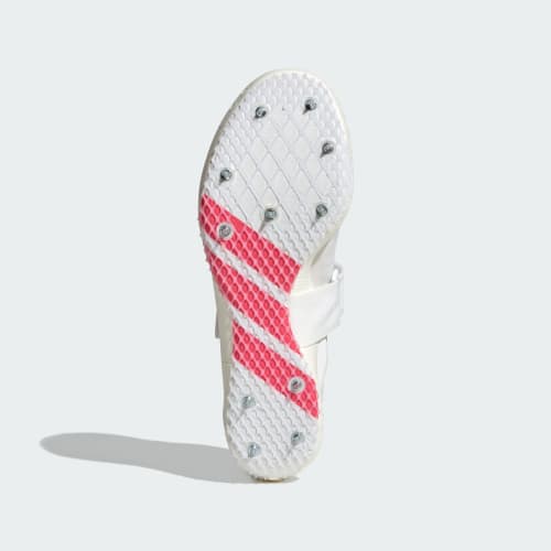Lookbook adidas Adizero HJ 高跳田徑鞋 白色/黑色/金屬金 KJ9544