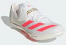 Shop adidas Adizero HJ 高跳田徑鞋 白色/黑色/金屬金 KJ9544