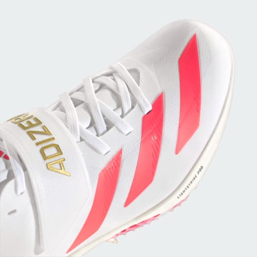 Cheap adidas Adizero HJ 高跳田徑鞋 白色/黑色/金屬金 KJ9544