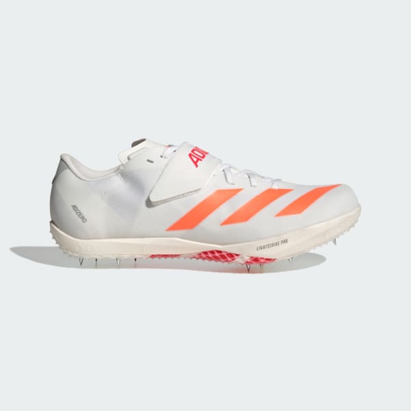 Adidas Adizero HJ High Jump Track Shoes Cloud White/Lucid Orange/Lucid Red JQ0811