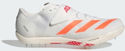 Adidas Adizero HJ High Jump Track Shoes Cloud White/Lucid Orange/Lucid Red JQ0811 Adidas Adizero HJ High Jump Track Shoes Cloud White/Lucid Orange/Lucid Red JQ0811