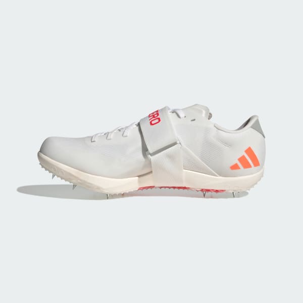 Details for 阿迪达斯Adizero HJ跳高钉鞋 云白/亮橙/亮红 JQ0811