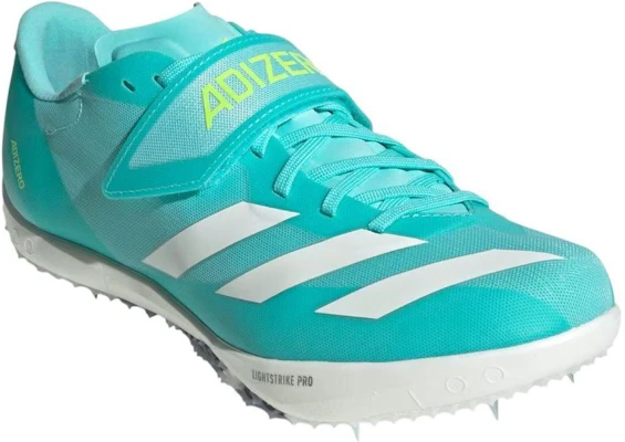 adidas Adizero HJ Track & Field ''Flash Aqua Metallic Lucid Lemon'' JH5230 Shop adidas Adizero HJ Track & Field ''Flash Aqua Metallic Lucid Lemon'' JH5230