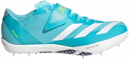 adidas Adizero HJ Track And Field Flash Aqua Zero Metalic Lucid Lemon JH5230 adidas Adizero HJ Track And Field Flash Aqua Zero Metalic Lucid Lemon JH5230