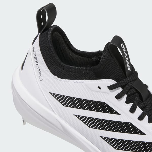 Cheap adidas Adizero Impact 2.0 Cleats Putih/Hitam Inti/Hitam Inti JH6732