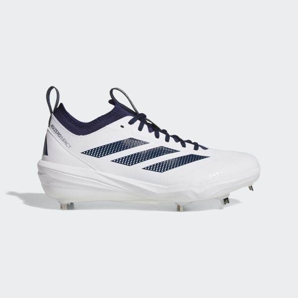 Adidas Adizero Impact 2.0 Cleats Cloud White/Team Navy Blue 2/Team Navy Blue 2 JH6735