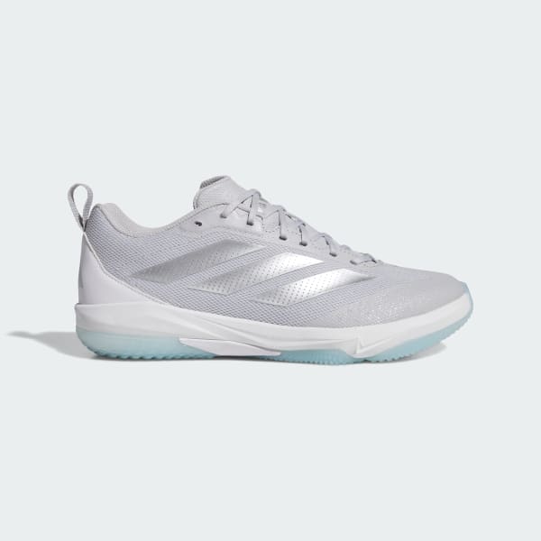 Adidas Adizero Impact 2.0 Turf Shoes Team Light Grey/Silver Metallic/Cloud White JH6744