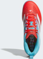 Order Adidas Adizero Impact Sepatu Turf - Cyan/Putih/Merah Cerah JR7829