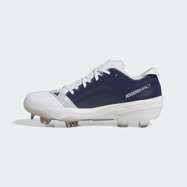 Details for adidas Adizero Impact TPU Baseball Cleats Cloud White/Core Black/Team Navy Blue 2 IH3461