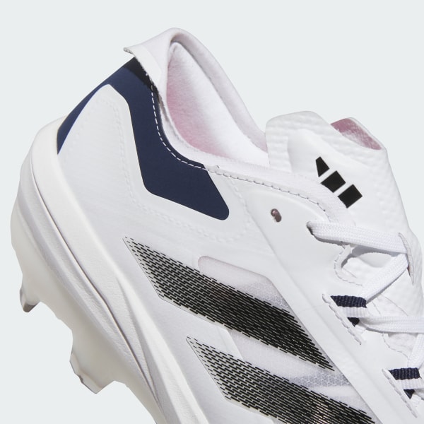 Sizing adidas Adizero Impact TPU Baseball Cleats Cloud White/Core Black/Team Navy Blue 2 IH3461