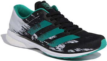 阿迪达斯Adizero Japan 5 绿黑白配色 FX0501 Lookbook 阿迪达斯Adizero Japan 5 绿黑白配色 FX0501