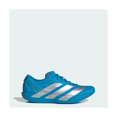 Adidas Adizero Japan 9 Running Shoes Silver Metallic/Silver Metallic/Lucid Red
