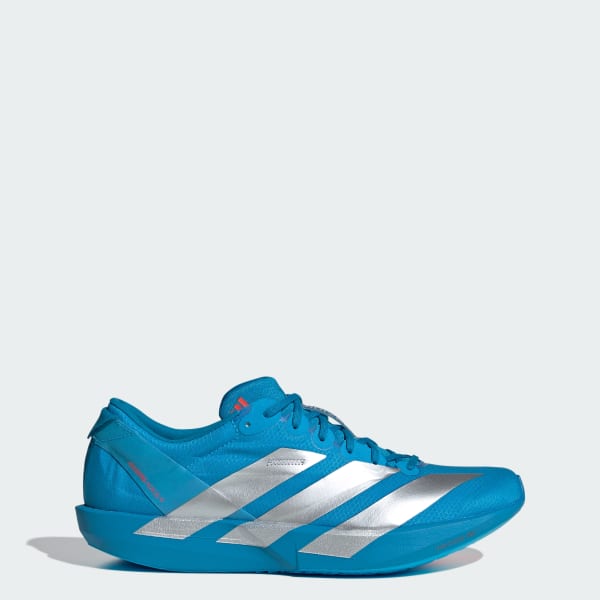 Adidas Adizero Japan 9 Running Shoes Silver Metallic/Silver Metallic/Lucid Red JQ1683