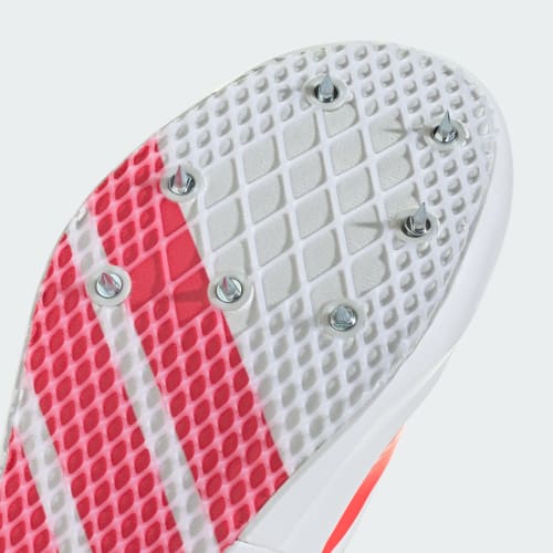 Sizing adidas Adizero Javelin 鉛球鞋 白/亮橘/金屬金 (田徑擲標鞋) KJ9552