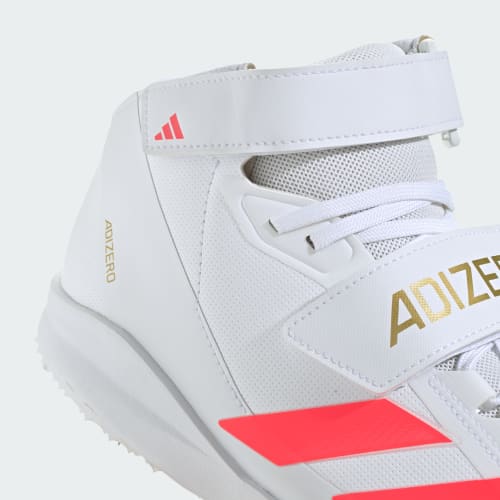 Cheap adidas Adizero Javelin 鉛球鞋 白/亮橘/金屬金 (田徑擲標鞋) KJ9552