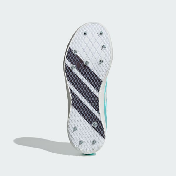 Shop Adidas Adizero Javelin Track & Field Throwing Shoes Blue/Zero Metalic/Lucid Lemon JH5227