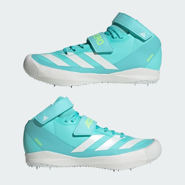 Sizing アディダス アディゼロ ジャベリン 投擲用スパイク 靴 ブルー/ゼロメタリック/ルシッドレモン JH5227