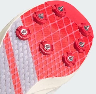 Adidas Adizero Long Jump - Sepatu Atletik Putih/Oranye/Lucid Merah JQ0807 1