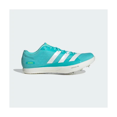 Adidas Adizero Long Jump Shoes (Track & Field) Blue/Zero Metalic/Lucid Lemon