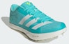 Shop Adidas Adizero Long Jump Shoes (Track & Field) Blue/Zero Metalic/Lucid Lemon JH5231