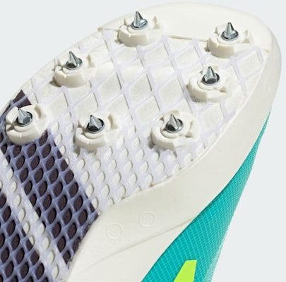 Adidas Adizero Long Jump Shoes (Track & Field) Blue/Zero Metalic/Lucid Lemon JH5231 1